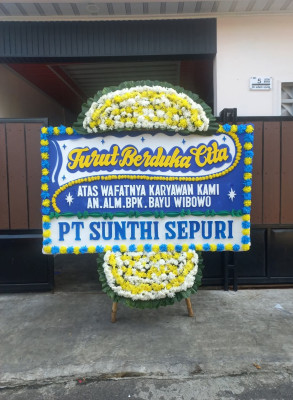 Papan Bunga Duka di Jatirangga